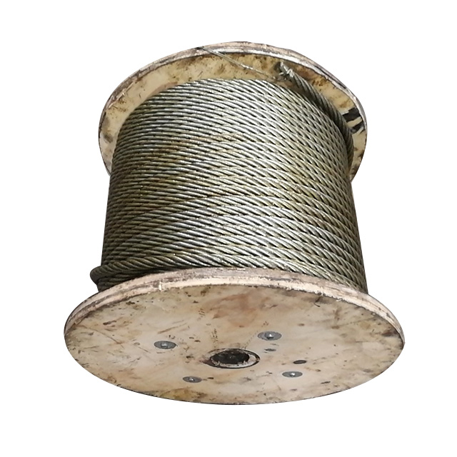 Fune in acciaio zincato 6x36WS+IWRC (6x36WS+FC)