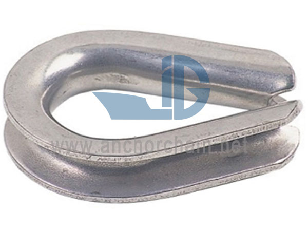 JIS B 2802 Thimble tipo C per corda Manila (fibra).