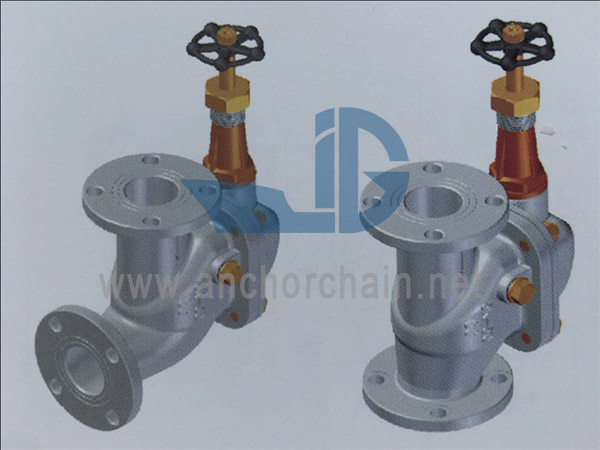 JIS F 3060R Valvola antitempesta ad angolo di avvitamento in acciaio fuso