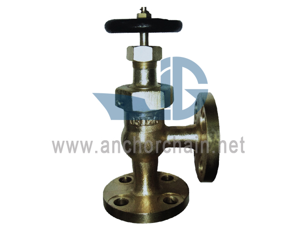 Valvole angolari JIS F 7349 in bronzo 16K (tipo a cappello con unione)