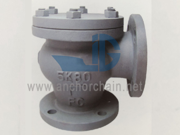 Valvole ad angolo di ritegno per sollevamento JIS F 7359 Cast Rion 5K