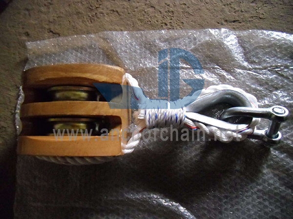 Blocco di legno JIS Tightwire con doppia ruota