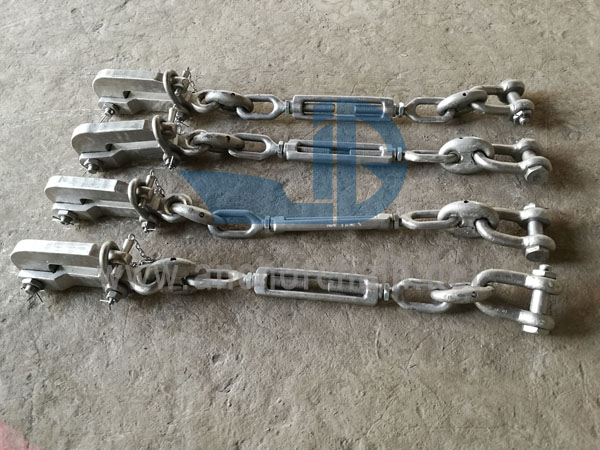 Gruppo fermacatena tipo Pelican Hook