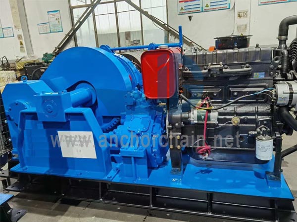Salpa ancora con motore diesel a catena singola