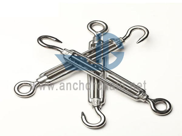 Tipo di telaio tenditore Gancio occhiello SS304 O SS316